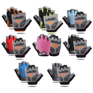 Özel Logolu Nefes Alabilen Yarım Parmaklı Halter Kaldırma Spor Salonu Eldivenleri Vücut Geliştirme Dambıl Spor Salonu Parmaksız Eldivenler - Product Image 6