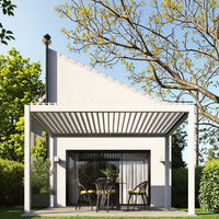 Persiana Eléctrica Motorizada Pérgola Aluminio Persiana Aluminio Bioclimática Pérgola Techo Pared Exterior