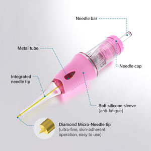 Nuojo Nouvelle Conception Cartouche à Nano-Aiguilles Coloration en une seule passe Canule Métallique de 0,5 mm, Lésions Cutanées Minimales Sans Accumulation d'Encre - Product Image 3