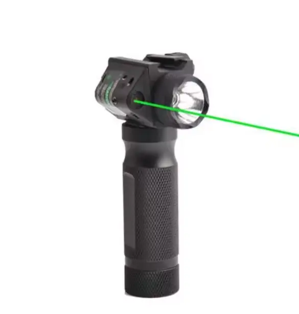 Torche professionnelle tactique point rouge/vert poignée de visée laser avec lampe de poche à led intégrée