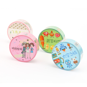 Vograce Bán Buôn Nhật Bản Hai Mặt Đầy Màu Sắc Không Thấm Nước Washi Băng Dính - Product Image 3