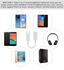 Efast Set di 4 Adattatori USB-C a 3.5mm (Materiale ABS) con Connessione Plug-In per <span class=keywords><strong>Cuffie</strong></span> <span class=keywords><strong>iPhone</strong></span>/iPad/Pixel - Product Image 2