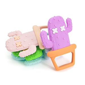 Nouveau design étonnant Babi Supplies Products Jouet de dentition en silicone <span class=keywords><strong>comestible</strong></span> de style anti-sevrage non toxique - Product Image 1