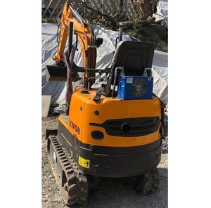 Mini-excavatrice sur chenilles RHINOCEROS XN08 880 kg, légère, diesel Euro V, avec grappin, tarière, ripper, râteau, pince, marteau et <span class=keywords><strong>remorque</strong></span> - Product Image 6