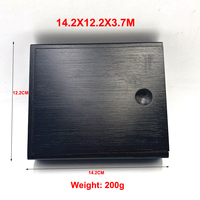 Tempat dompet bambu yang dapat dipakai ulang kotak dompet penyimpanan kayu dengan tutup geser kotak hadiah untuk Dompet kunci perhiasan koin