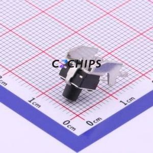 TS-1093B-A7B3-D2 Tactile Switch Through hole Component THT Switch Single Pole Single Throw Round Button 2.5N Right Angle Insert - Product Image 2