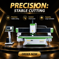 Router CNC S6 2513 ATC de 7.5kW con Mesa Móvil y Husillo de Bolas, con 3 Años de Garantía para Producción de Acrílico y MDF