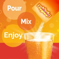 Poudre de mélange pour boisson OEM Vitamine C 1000mg saveur Orange avec Zinc et Vitamine D – Complément pour le soutien immunitaire et l'énergie – Sachet