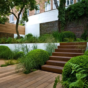 <span class=keywords><strong>Escaleras</strong></span> de jardín rústicas de estilo moderno de acero Corten de corte por láser para paisajismo - Product Image 2