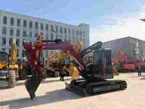 Miniexcavadora Yanmar ViO80 usada de 8 toneladas, excavadora hidráulica original sobre orugas, máquina de construcción en buen estado, Vio85 en venta. - Product Image 3