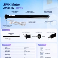 Moteur tubulaire AC JIMK ZM35TQ-10/Nm RPM pour stores enrouleurs, écrans de projection et automatisation