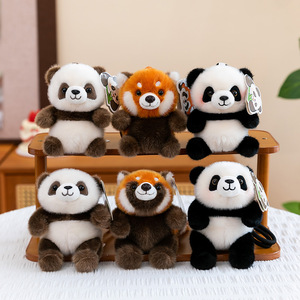 Lindo peluche de panda acostado, peluche de mapache, recuerdo turístico, muñecos para máquina de garras, peluches personalizados - Product Image 2