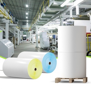 Papel Autoadhesivo Térmico para Etiquetas, Plateado Mate, Semicorrugado, Rollo Jumbo - Product Image 2