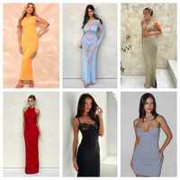Nouveau stock de vêtements mixtes 2024 : Balles de hauts courts pour femmes, T-shirts, Vêtements d'occasion, Robes décontractées pour femmes