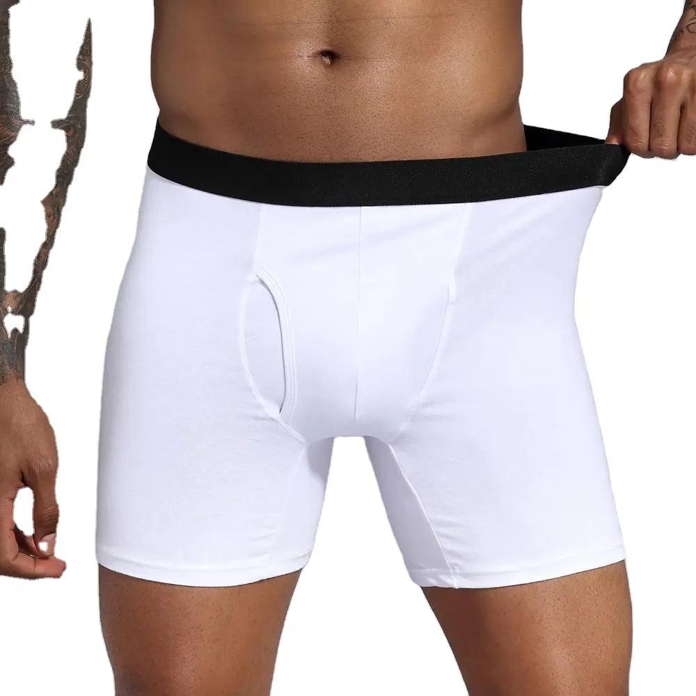 Ingrosso su misura logo uomo biancheria intima boxer traspirante slip in morbido cotone per gli uomini slip elastici da uomo e boxer mutandine