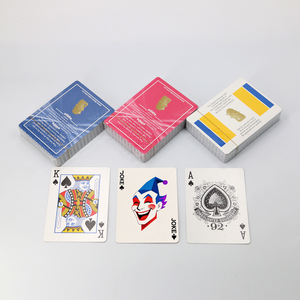 Custom Personalized <b>Playing</b> <b>Cards</b> Blue Red Yellow Decks Glossy Finish Standard Size Poker <b>Cards</b> for Gambling - Product Image 3