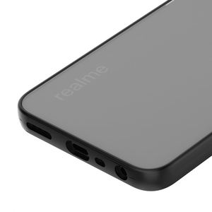 Funda Protectora para Teléfono Oppo <span class=keywords><strong>Realme</strong></span> C35, Delgada, con Borde de TPU Resistente a Golpes, Color Mate Ahumado - Product Image 4
