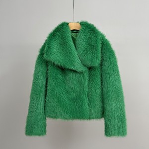 Giacche da ragazza con collo a girocollo in <span class=keywords><strong>pelliccia</strong></span> <span class=keywords><strong>corta</strong></span> cappotto da donna - Product Image 3