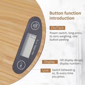 เครื่องชั่งอาหารดิจิตอลอัจฉริยะแบบพกพาอเนกประสงค์ 5 กก. - Product Image 5