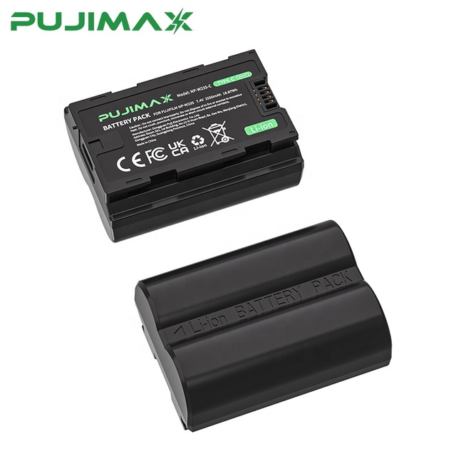 PUJIMAX 7.4V 2550mAh Type C NP-W235 Li-ion Rechargeable Digital Battery for Fujifilm Fuji X-T4 GFX 100S X-T5 X-H2 Camera3.4