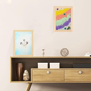Marco de Fotos Flotante de Madera Maciza con Impresión UV Ecológica, de Doble Cara Transparente, de Vidrio y MDF, Venta al por Mayor - Product Image 4