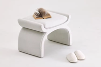 Mobilier d'intérieur design de luxe moderne Tabourets latéraux légers classiques Chaise de salle à manger vintage française