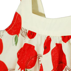 Heißer Verkauf Sommerliches ODM-Service Mädchen Prinzessinnenkleid mit Blumenschleife 100% Baumwolle für Kinder - Product Image 2