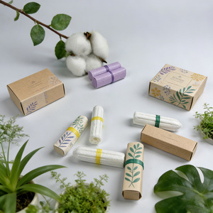 Produits en gros très abordables, fabricants personnalisés, tampons biodégradables certifiés GOTS, applicateur en canne à sucre, <span class=keywords><strong>tampon</strong></span> vaginal - Product Image 1