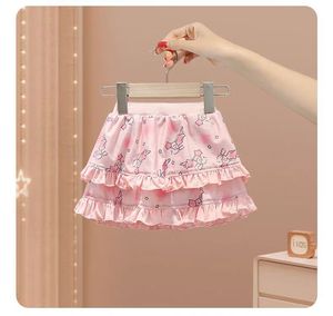 Maillot de bain deux pièces pour filles, imprimé lapin mignon, manches volantées, grand nœud, jupe à volants, maillot de bain d'été pour enfants - Product Image 4