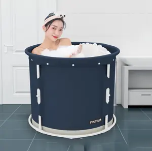 Tragbare Badewanne für Erwachsene Freistehende Badewanne Spa für Duschkabine Faltbare Badewanne für heißes Bad Eisbad