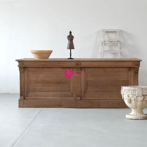 Mostrador de Recepción Moderno Yicheng Beauty para Salón, Hogar, <span class=keywords><strong>Bar</strong></span> y Dormitorio, Material de Madera con Múltiples Espacios de Almacenamiento - Product Image 6