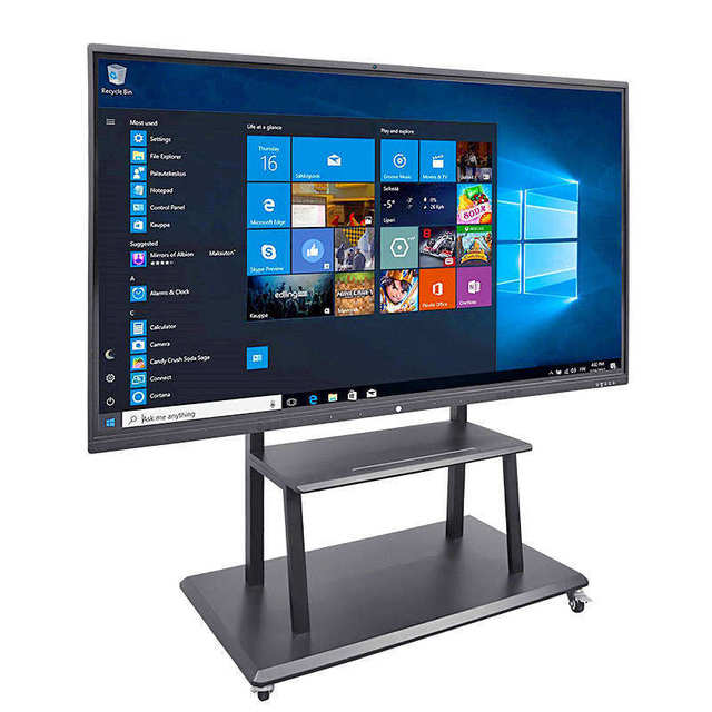Customized All in One Interactive Boards 65 75 86 Inch Touch Screen Interactive Flat Panel for Schools Education