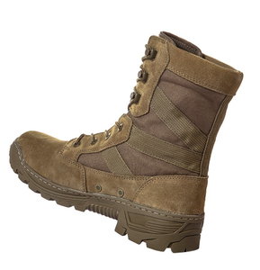 Bottes de combat TSB05 en daim marron coyote foncé, couleur café, antidérapantes, pour la chasse, l'escalade, la jungle, le désert, avec manchons en toile - Product Image 3