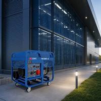 Générateur diesel portable 15 kW Yuchai YC15GF-3 16 kW max triphasé 230 V/400 V refroidi par air pour alimentation de secours