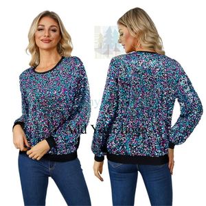 Vendita di prodotti <span class=keywords><strong>Online</strong></span> elegante <span class=keywords><strong>abbigliamento</strong></span> <span class=keywords><strong>Casual</strong></span> Plus Size da <span class=keywords><strong>donna</strong></span> manica lunga due pezzi Set di paillettes - Product Image 1