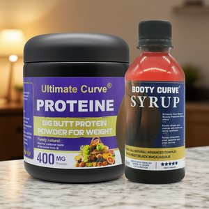 Commercio all'ingrosso a base di erbe naturali aumento di peso proteine in polvere grande culo Booster con sciroppo di bottino migliorare lo sciroppo gluteo - Product Image 6