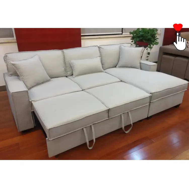Best selling trustworthy home furniture simple luxury livingroom sofa bed