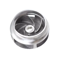 Rotor fermé à entrée centrale en acier inoxydable 316, fabriqué par fonderie à cire perdue, pour la remplacement de composants de pompes de process chimiques