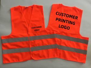 البوليستر الأصفر DDP الطريق 120gsm سترة السلامة سترة عاكسة صدرية عاكس سترة عاكسة مع شرائط عاكسة - Product Image 3