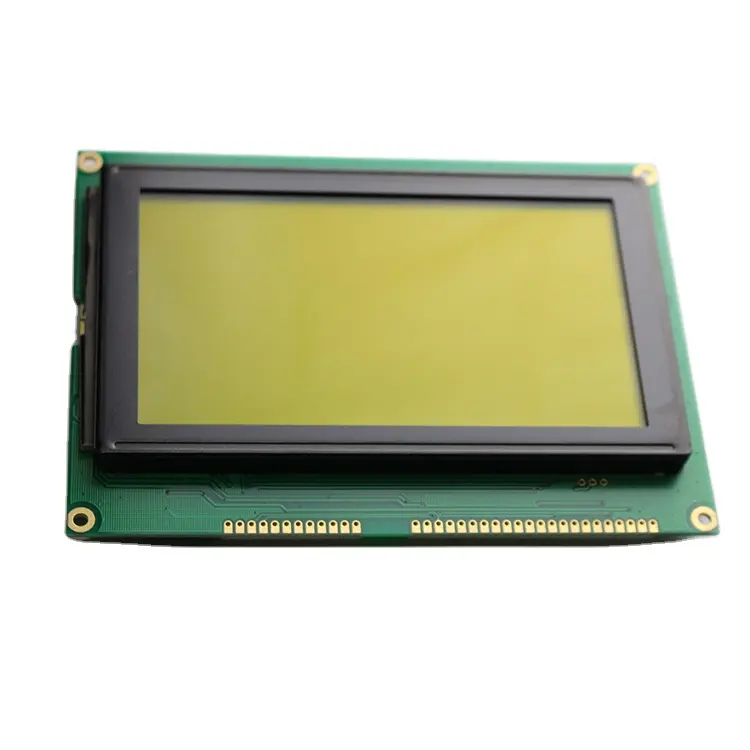Modul STN tampilan LCD grafis 240X128 layar monokrom nterface8080 8 bit kuning hijau