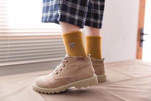 Chaussettes de couchage chaudes et épaisses en polaire avec broderie de cœur pour chaussettes de <span class=keywords><strong>ski</strong></span> chauffantes d'hiver - Product Image 4