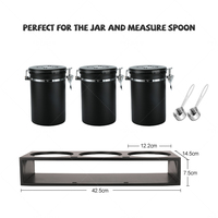 Porte-boîtes Tenrey Conteneurs de stockage des aliments avec étagère Accessoires de cuisine Supports de stockage et étagères