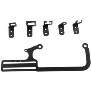 Aluminum Alloy <b>Throttle</b> Carburetor <b>Cable</b> Mount Bracket Silver EZ-EFI for GM 700R4 Transmission ENM014-BK - Product Image 6