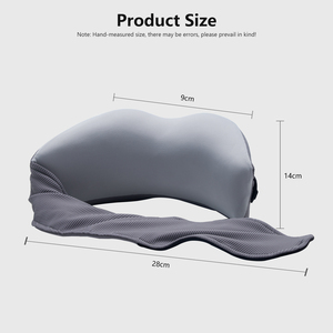 Oreiller de voyage en mousse à mémoire de forme en forme de U Saien de haute qualité, en coton doux pour le cou, pour le soin du cou - Product Image 2