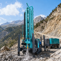Foreuse DTH de 350 m pour roche dure, pour forage de puits profonds en montagne, forage à air haute pression