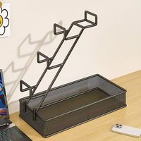Support de rangement pour manette de jeu en métal, support pour casque, quatre niveaux, design non pliable, sans installation, pour bureau