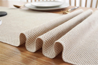 Chemin de Table à Texture blanche Beige avec pampilles décor de Table pour salle à manger cuisine fête de mariage