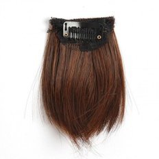 Parrucca parziale marrone per capelli anteriori con extension e parrucche per capelli usate - Product Image 1