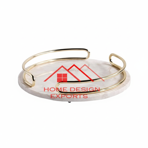 Plateau en marbre fait main, best-seller 2025, pour la maison, l'hôtel, le service de nourriture et de boissons - Product Image 1