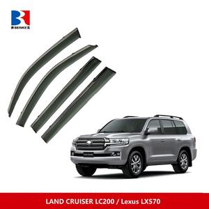 Déflecteur de vent pour vitres de voiture pour Toyota Land Cruiser LC200 et Lexus LX570 (2008-2020) – Pare-pluie et pare-soleil latéral - Product Image 3